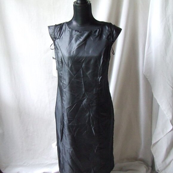 Sandra Darren dress houndstooth black and white size 6 lined cap sleeve new NWT - Picture 7 of 16